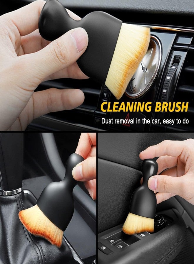 TNEMEC Car Interior Cleaning Mini Brush - Small AC Vent Cleaner Scratch Free Duster for Cleaning, PC, Laptop, Keyboard Mini Dust Cover Tool Cover, Brush, Brushes, Auto Soft Bristles Dusting Car, Home - Image 3